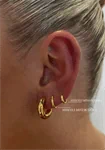 ELI 6MM /8MM MINI HUGGIE EARRINGS 042 2