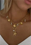 MYKONOS CHARM NECKLACE 059 4