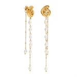 AYELLA SHELL PEARL EARRINGS 064