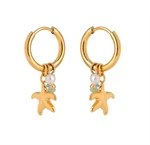 LAYLA STARFISH CHARM EARRINGS 075