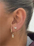 ZEINA REMOVABLE CHARM EARRINGS 090 2