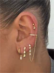 CLEO TEARDROP STUDS 0103 2