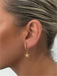 STARFISH HUGGIE EARRINGS 0121 2