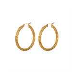 SARINA HOOP 2CM /3.5CM EARRING 0133