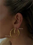 SARINA HOOP 2CM /3.5CM EARRING 0133 2