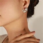 SOLARIS SILVER EARRING 0143 2