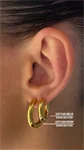 LACEY PLAIN SMALLER EARRING 0181 2