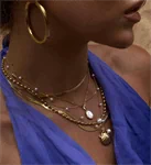 MIKA LAYERED NECKLACE 0223 4