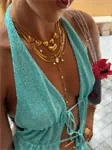 NATASSIS HEART CHOKER NECKLACE 0230 2