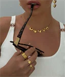 NATASSIS HEART CHOKER NECKLACE 0230 3