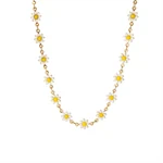 DAISY WHITE NECKLACE 0245
