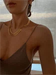 THREE LAYERED SNAKE CHAIN 0248 2