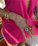 FARRAH COLOURFUL STONE BRACELET 0262 2