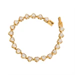 LAVELLE HEART TENNIS BRACELET 0268