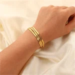 TRIPLE SNAKE CHAIN BRACELET 0299 2