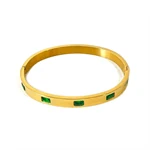 CHLOE GREEN CUFF BRACELET 0309