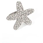 MAUI SILVER STARFISH RING 0382