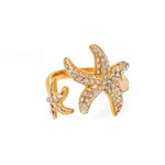 STELLA STARFISH ADJUSTABLE RING 0387