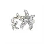 STELLA STARFISH ADJUSTABLE RING 0388