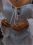 MALIBU STARFISH ADJUSTABLE RING 0389 6