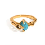 JANA TURQUOISE RING 0390