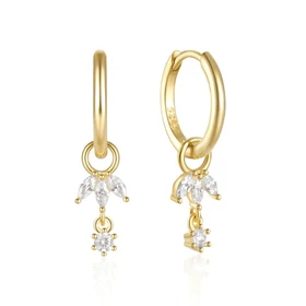 SERINA REMOVABLE CHARM EARRINGS 054