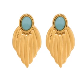 IVY TURQUOISE EARRINGS 063