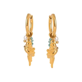 ASTRA SHELL CHARM EARRINGS 074