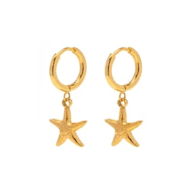 STARFISH HUGGIE EARRINGS 0121