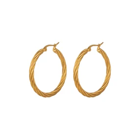 SARINA HOOP 2CM /3.5CM EARRING 0133