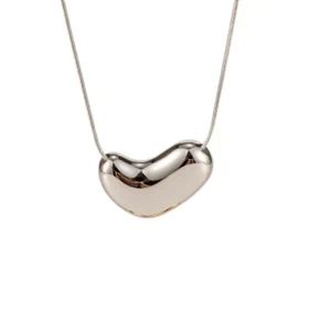 ELISKA HEART SILVER NECKLACE 0234