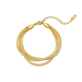 TRIPLE SNAKE CHAIN BRACELET 0299