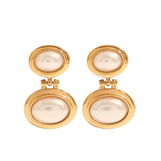 ASHFORD PEARL VINTAGE EARRINGS 067