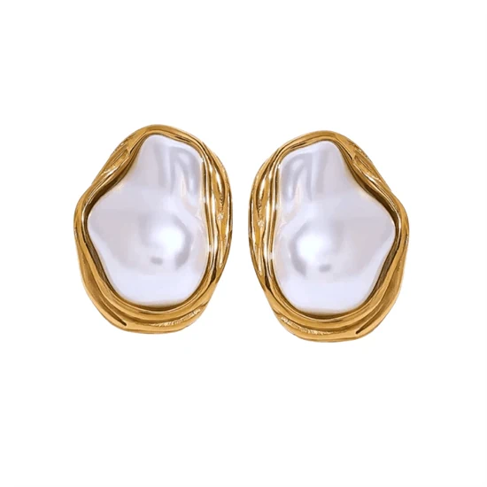 DAHLIA PEARL EARRINGS 072