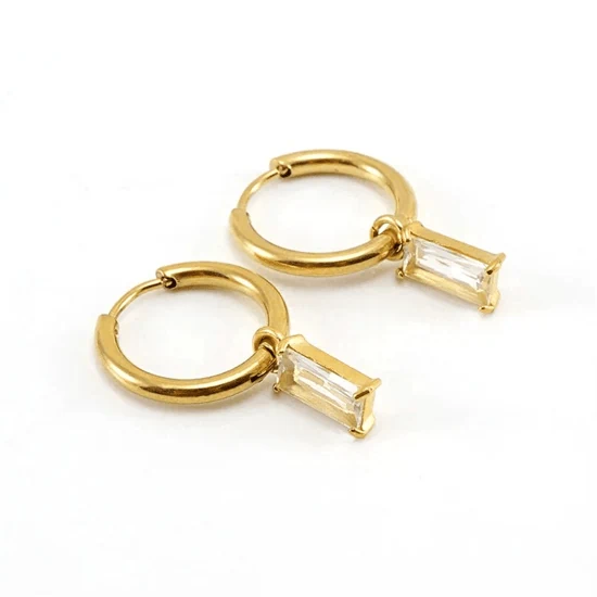 ZEINA REMOVABLE CHARM EARRINGS 090