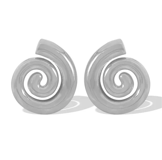 ELIA SHELL SILVER EARRINGS 0122