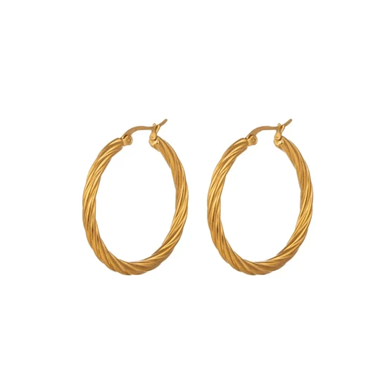 SARINA HOOP 2CM /3.5CM EARRING 0133