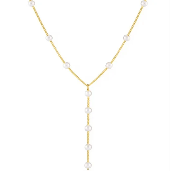 NOLA PEARL DROP NECKLACE 0206