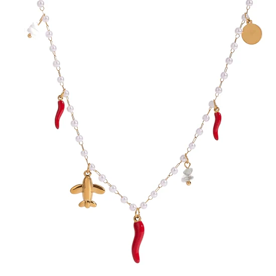 CHARLIZE TRAVELER CHARM NECKLACE 0209