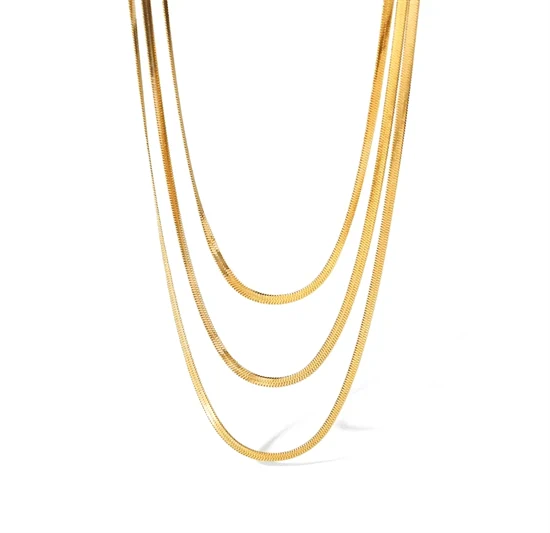 THREE LAYERED SNAKE CHAIN 0248