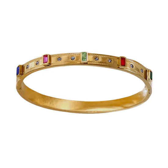 FARRAH COLOURFUL STONE BRACELET 0262