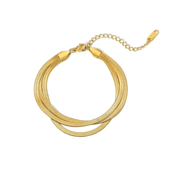 TRIPLE SNAKE CHAIN BRACELET 0299