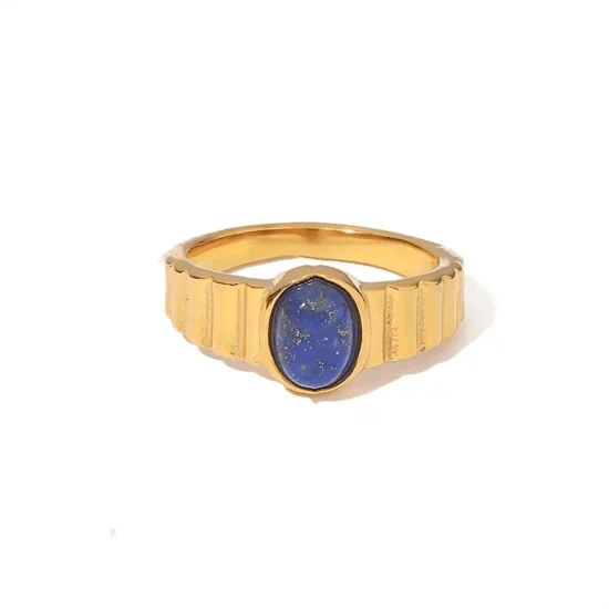 HAILEY LAPIS BLUE RING 0332