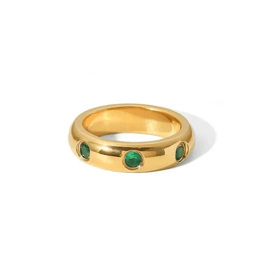 CHANTELL GREEN RING 0363