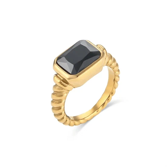 MATTE BLACK RING 0364