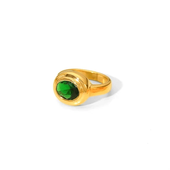 ZENDA GREEN RING 0365