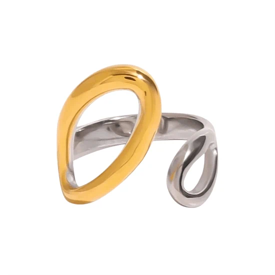 JACINDA MIXED TONED RING 0396